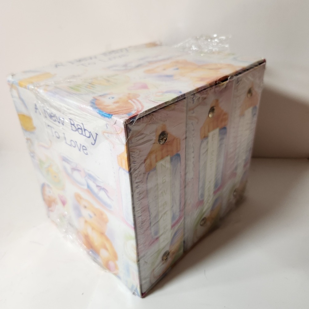 LaVie Our Baby Library 3 Photo Album Set Newborn First Year Toddler Holds 300‎